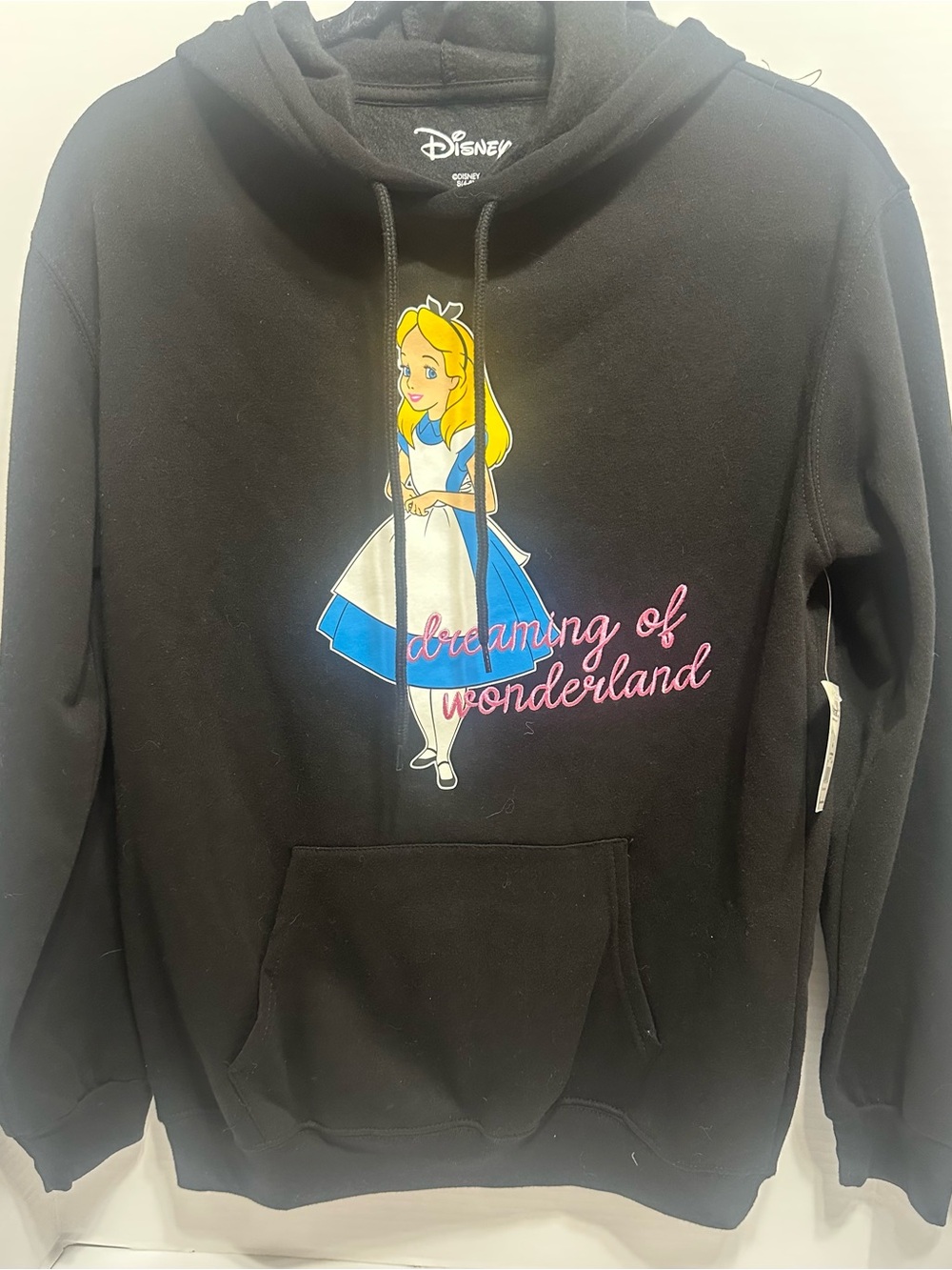 Alice in Wonderland black Hoodie Size Small new with tag